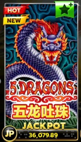 SLOTXO ทดลองเล่นสล็อต FREE 5 Dragon | ได้เงินจริงแค่กดสมัคร