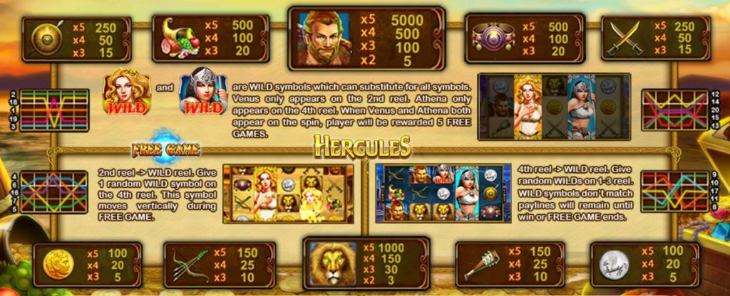 slotxo-Hercules-โบนัส