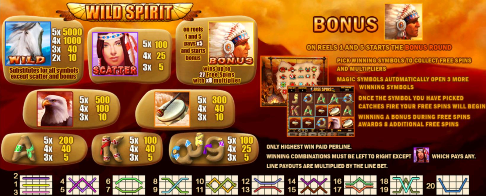 slotxo-Wild Spirit-โบนัส
